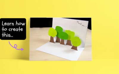 How to make a Cute Pop Up Nature Card