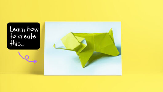 How To Make a Cute Origami Bear